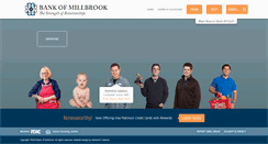 Desktop Screenshot of bankofmillbrook.com